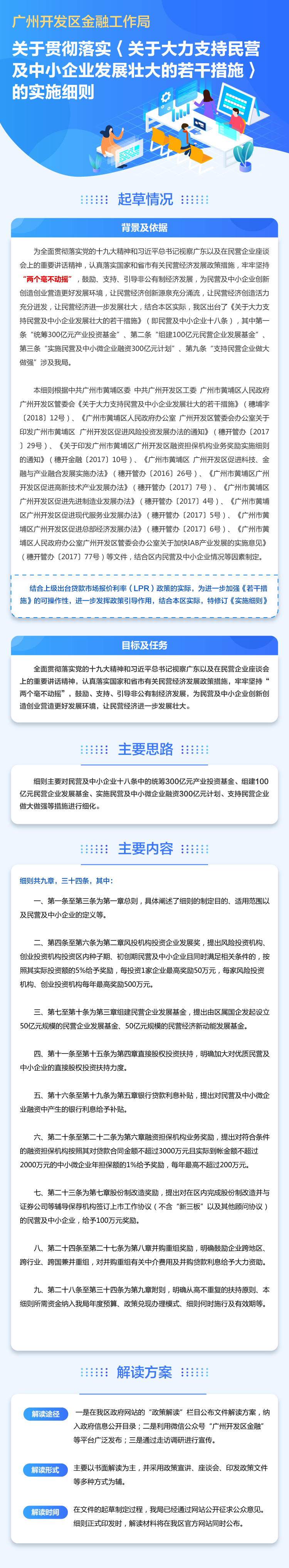 【政策解讀】《廣州開發(fā)區(qū)金融工作局關(guān)于貫徹落實〈關(guān)于大力支持民營及中小企業(yè)發(fā)展壯大的若干措施〉的實施細則》政策解讀.png