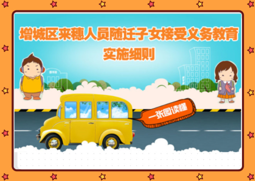 【一圖讀懂】《廣州市增城區(qū)人民政府辦公室關于印發(fā)增城區(qū)來穗人員隨遷子女接受義務教育實施細則》的解讀