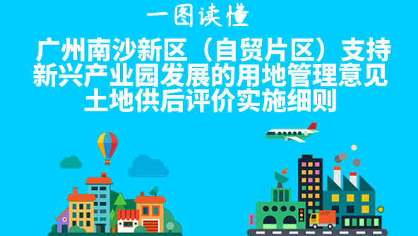 【一圖讀懂】《廣州南沙新區(qū)（自貿(mào)片區(qū)）支持新興產(chǎn)業(yè)園發(fā)展的用地管理意見(jiàn)土地供后評(píng)價(jià)實(shí)施細(xì)則》
