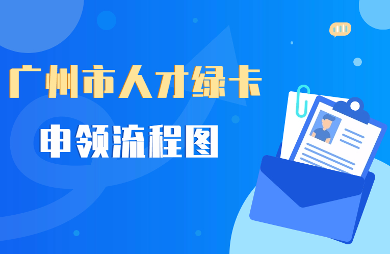 【一圖讀懂】廣州市人才綠卡申領(lǐng)流程圖