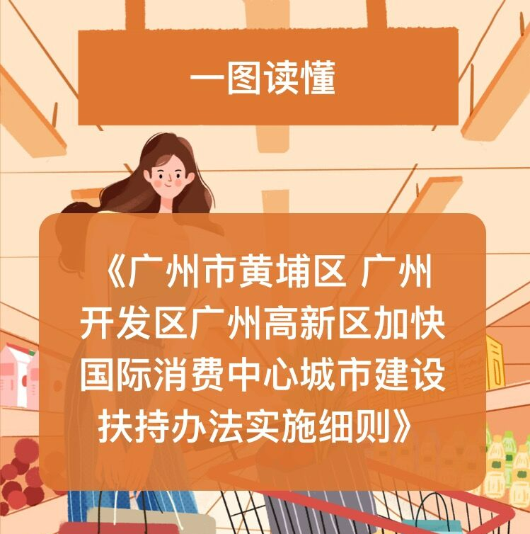【一圖讀懂】廣州市黃埔區(qū)商務(wù)局 廣州開發(fā)區(qū)商務(wù)局關(guān)于印發(fā)《廣州市黃埔區(qū) 廣州開發(fā)區(qū)廣州高新區(qū)加快國際消費中心城市建設(shè)扶持辦法實施細(xì)則》文件解讀材料