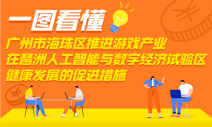 【一圖讀懂】《廣州市海珠區(qū)推進(jìn)游戲產(chǎn)業(yè)在琶洲人工智能與數(shù)字經(jīng)濟(jì)試驗區(qū)健康發(fā)展的促進(jìn)措施》