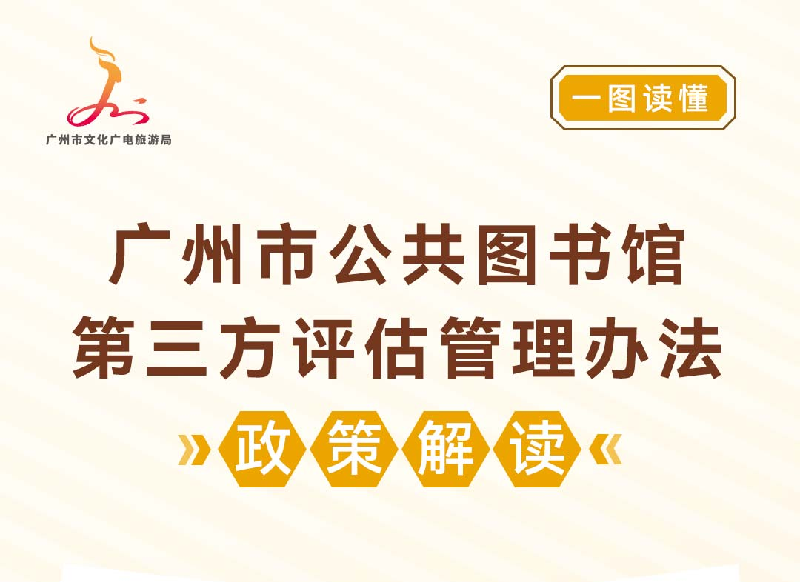 【一圖讀懂】廣州市公共圖書館第三方評(píng)估管理辦法