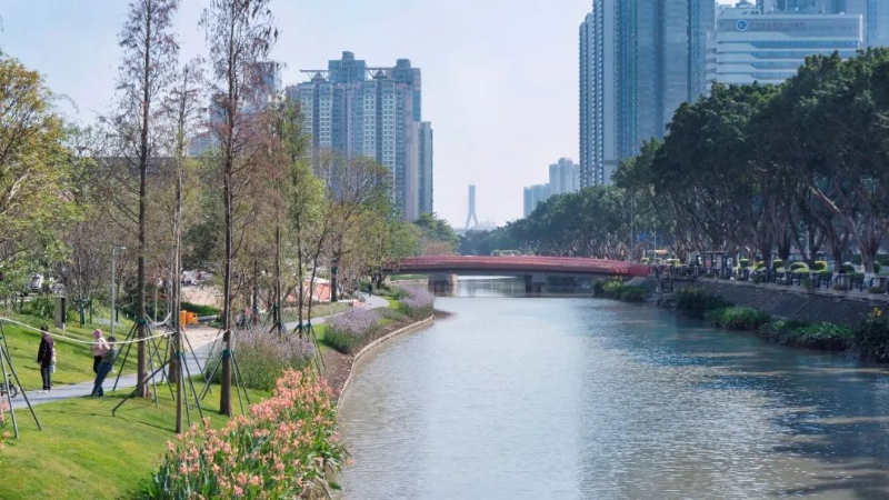 廣州再添一處高品質(zhì)碧道！花地灣公園一期全面開放