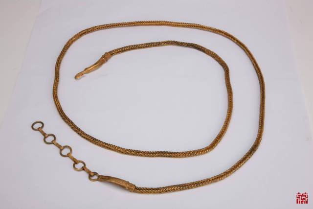 南宋金項(xiàng)飾 “南海I號(hào)”沉船出水 廣東省博物館藏 南宋金項(xiàng)飾 “南海I號(hào)”沉船出水 廣東省博物館藏