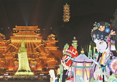 大灣區(qū)燈會2月10日開園，總面積800畝，主游線路2.5公里，展期90天