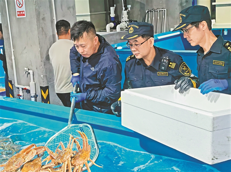 華南地區(qū)首個(gè)海捕蟹保稅倉(cāng)儲(chǔ)項(xiàng)目落地廣州黃埔綜合保稅區(qū)